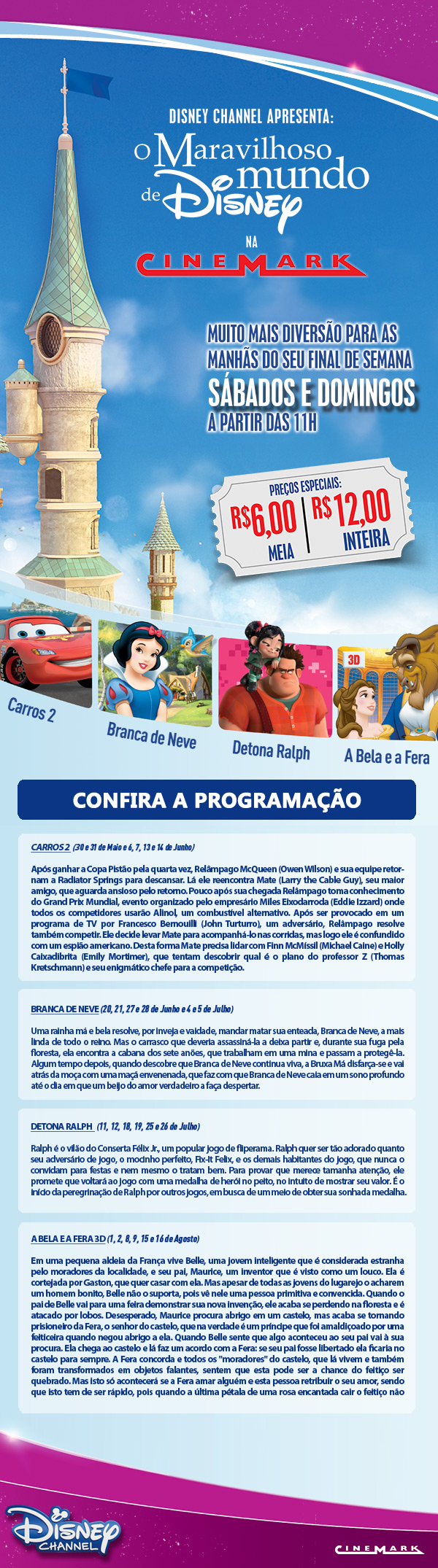 maravilhoso mundo de disney