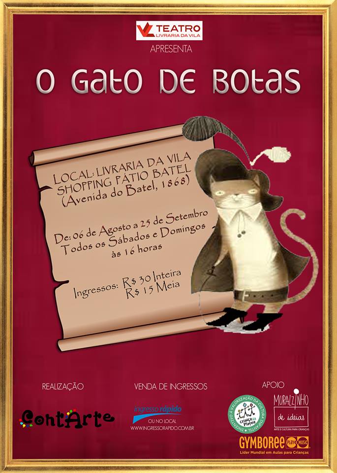 Contos De Fadas De 5 Minutos - O Gato De Botas - Livrarias Curitiba