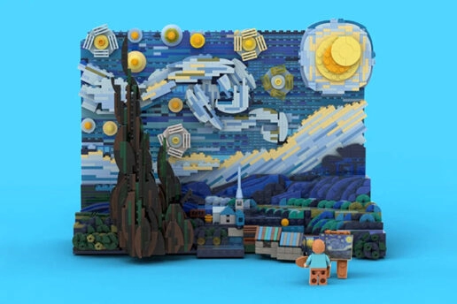 LEGO anuncia versão de encaixar de ‘A Noite Estrelada’, de Van Gogh