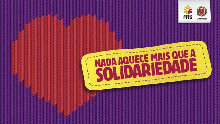 “Nada Aquece Mais do que Solidariedade” é tema da Campanha do Agasalho 2022 de Curitiba