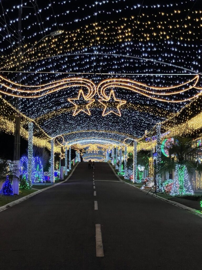 Rua Iluminada da Família Moletta fica aberta até o dia 30
