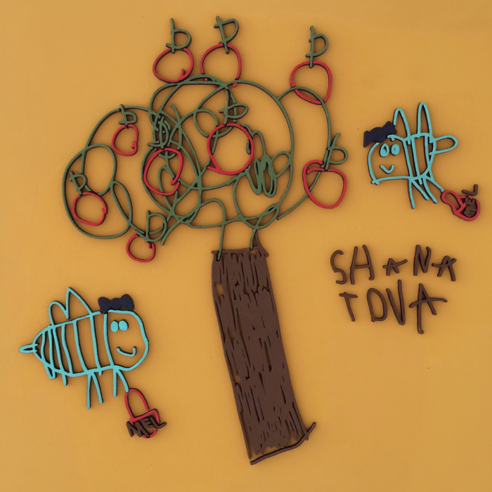 O desenho do seu filho pode se transformar em um quadro!