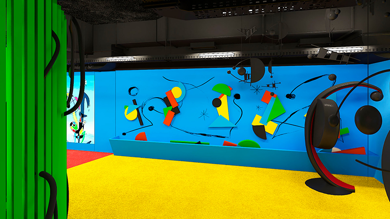 É possível interagir com a exposição “O Jardim das Maravilhas de Miró” sem sair de casa