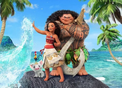 Moana, nova animação da Disney, está em cartaz nos cinemas do Brasil
