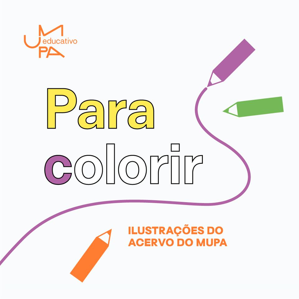 Museu Paranaense disponibiliza peças de seu acervo através de desenhos para colorir