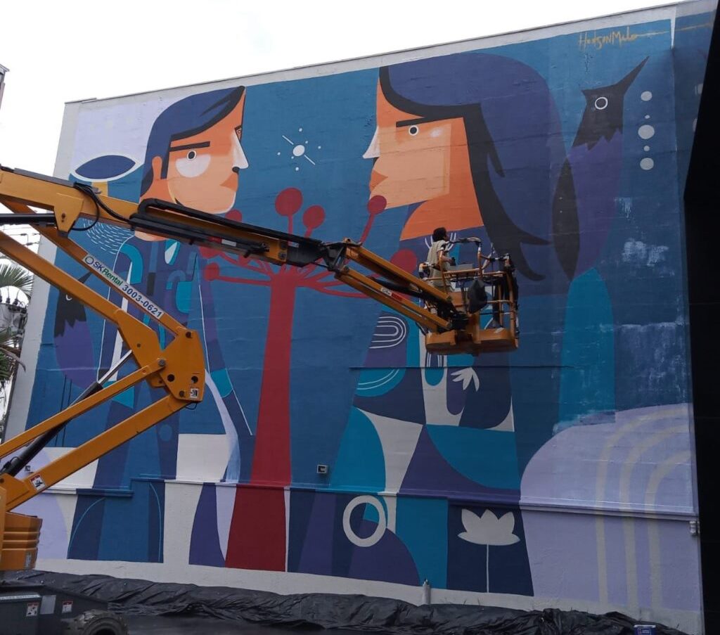 Mural em Curitiba comemora centenário da Semana de 22