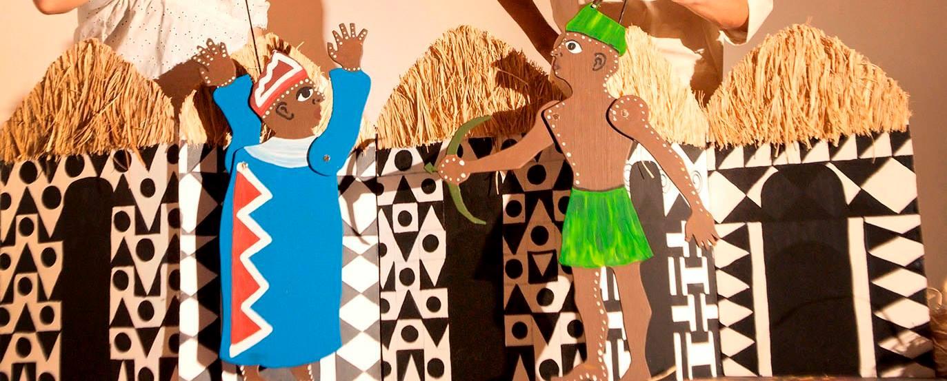 Totens, brinquedos, instrumentos e ritmos africanos