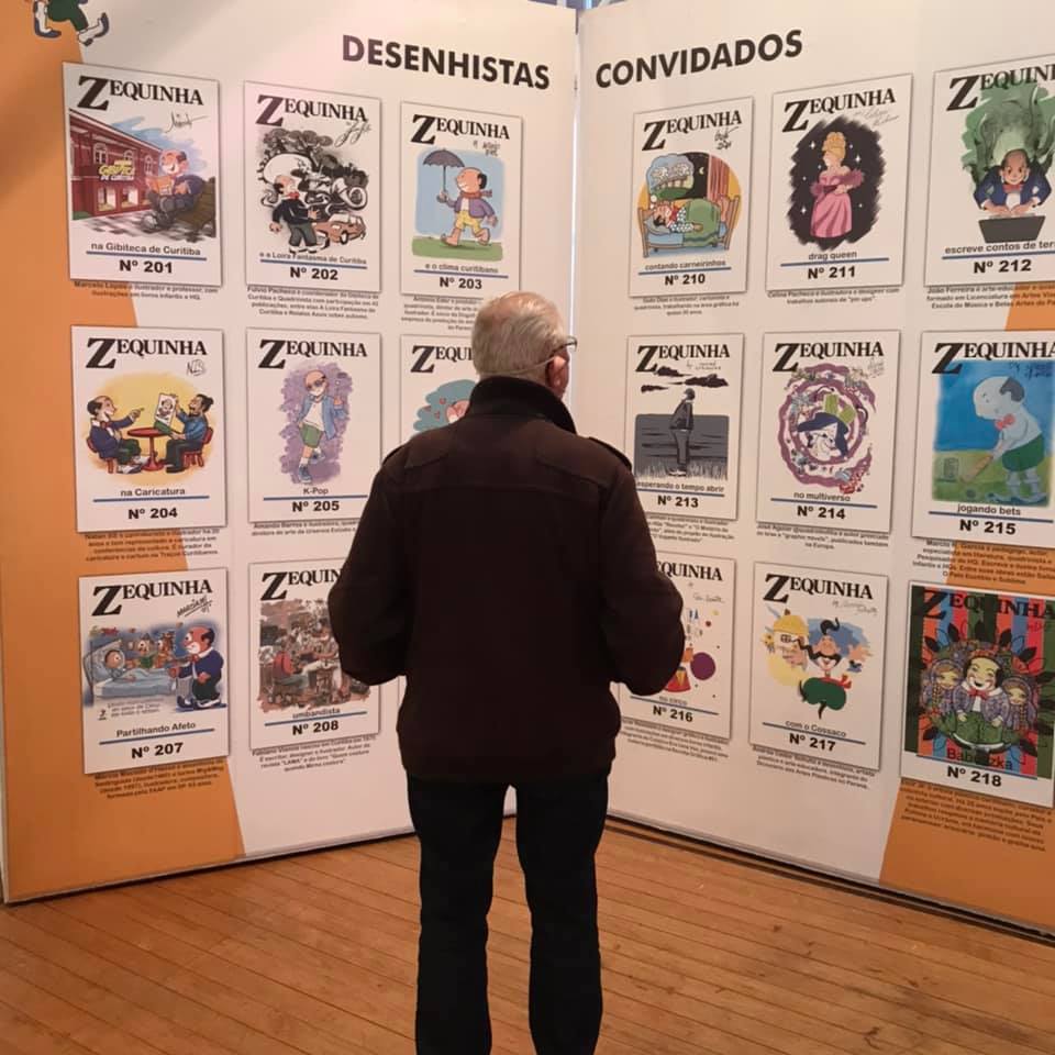 Exposição do Zequinha segue em cartaz na Gibiteca