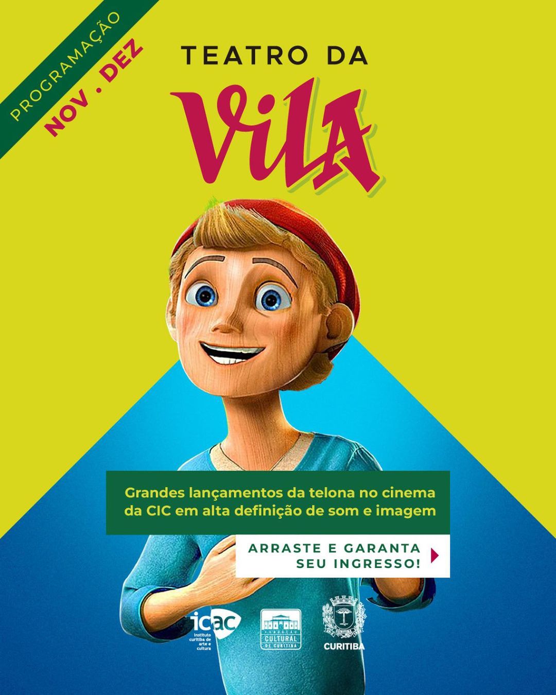 Drama, animação e terror: novos filmes entram em cartaz no Teatro da Vila -  Prefeitura de Curitiba