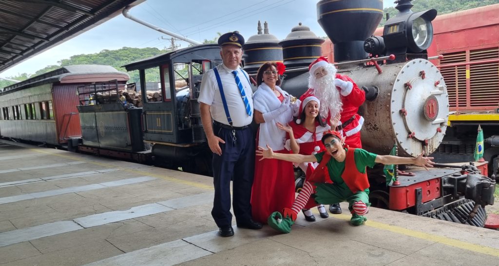 Última oportunidade: “Expresso ao Natal” do Trem Caiçara passa pelo Litoral