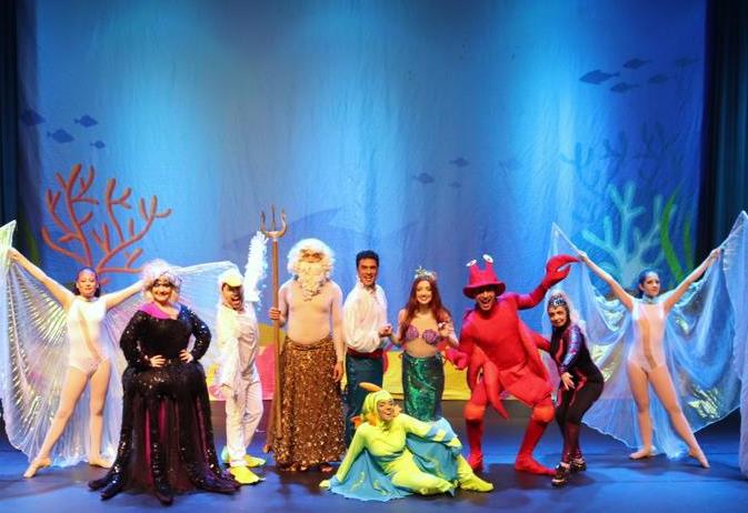 “A Pequena Sereia – o musical”  em cartaz no Teatro Fernanda Montenegro