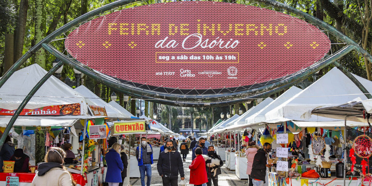 Feirinhas de inverno de Curitiba estão abertas ao público
