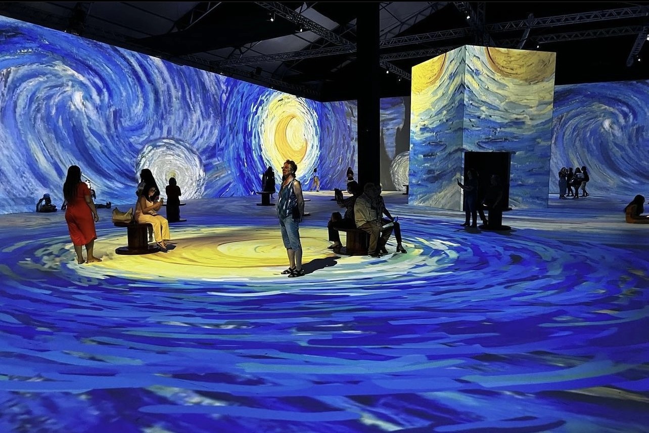 Últimos dias da exposição imersiva de Van Gogh em Curitiba