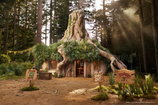 Casa no Pântano de Shrek está para alugar no Airbnb
