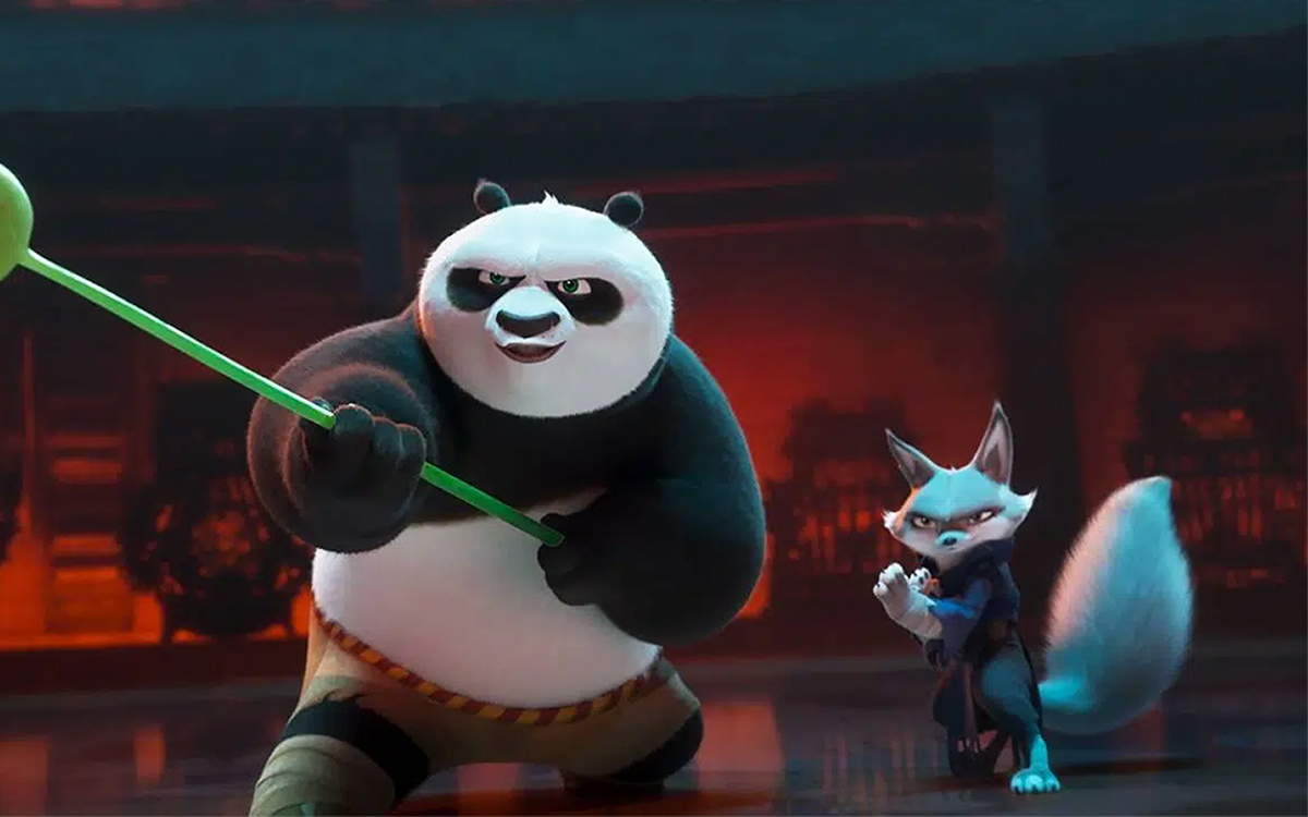 Kung Fu Panda 4 está em cartaz nas telonas