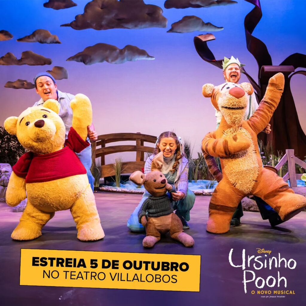 Ursinho Pooh - O Musical em apresentação no Teatro Villa Lobos ...