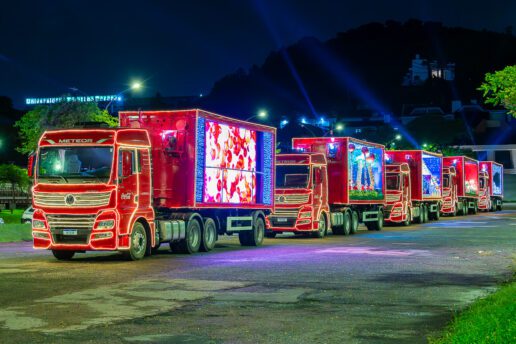 Caravana de Natal da Coca-Cola 2024 chega a Curitiba em 23/12