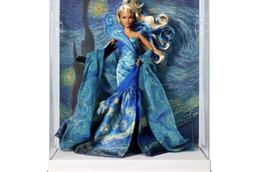 Barbie ganha versão inspirada em “A Noite Estrelada”, de Van Gogh