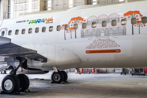 Gol lança avião com símbolos do Paraná