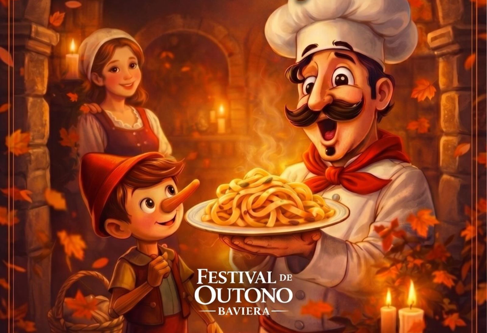 “Pinóquio e a Origem do Molho Alfredo”: Pocket Show na Cantina Baviera