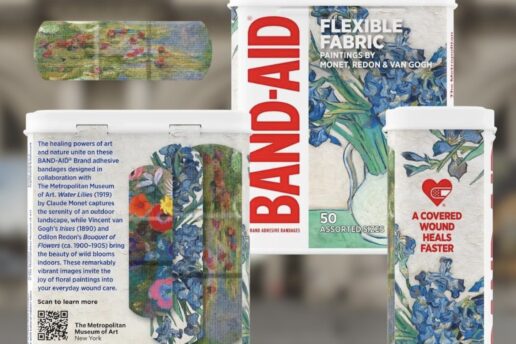 Dos museus aos curativos: obras de Van Gogh e Monet inspiram linha da BAND-AID