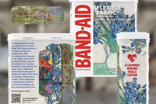 Dos museus aos curativos: obras de Van Gogh e Monet inspiram linha da BAND-AID
