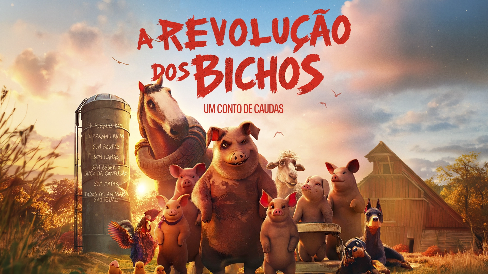 Inspirado no livro de George Orwell, ‘A Revolução dos Bichos’ chega aos cinemas