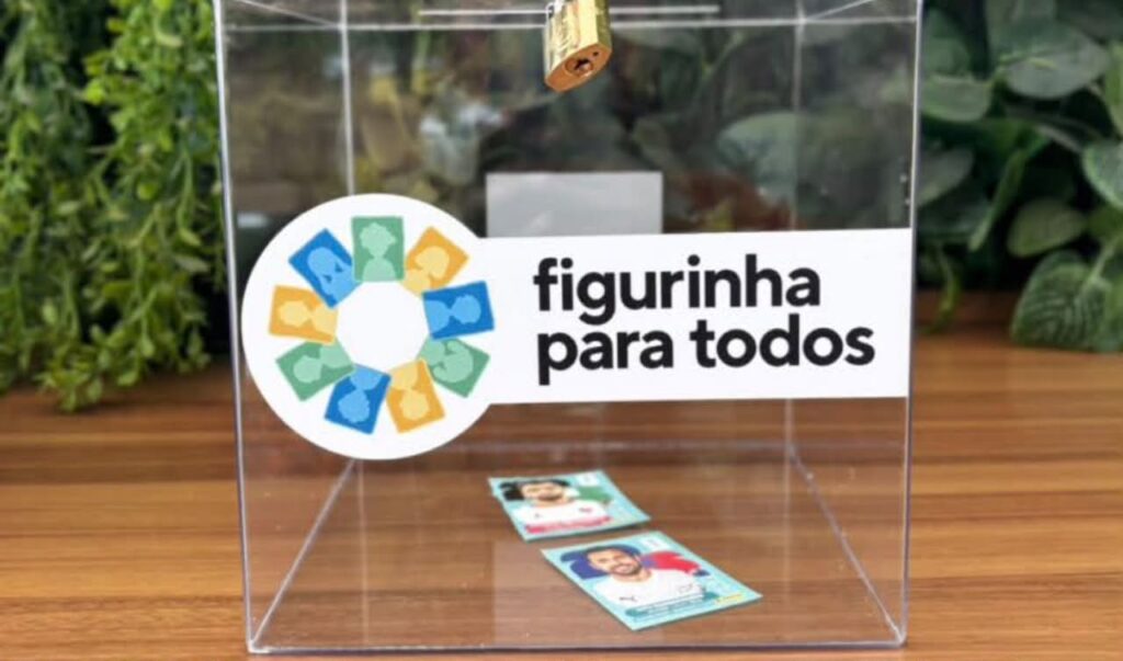 Figurinha para todos – projeto social de doação de figurinhas e álbuns da Copa