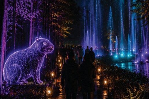 Passeio Público recebe espetáculo gratuito e imersivo nas noites de inverno