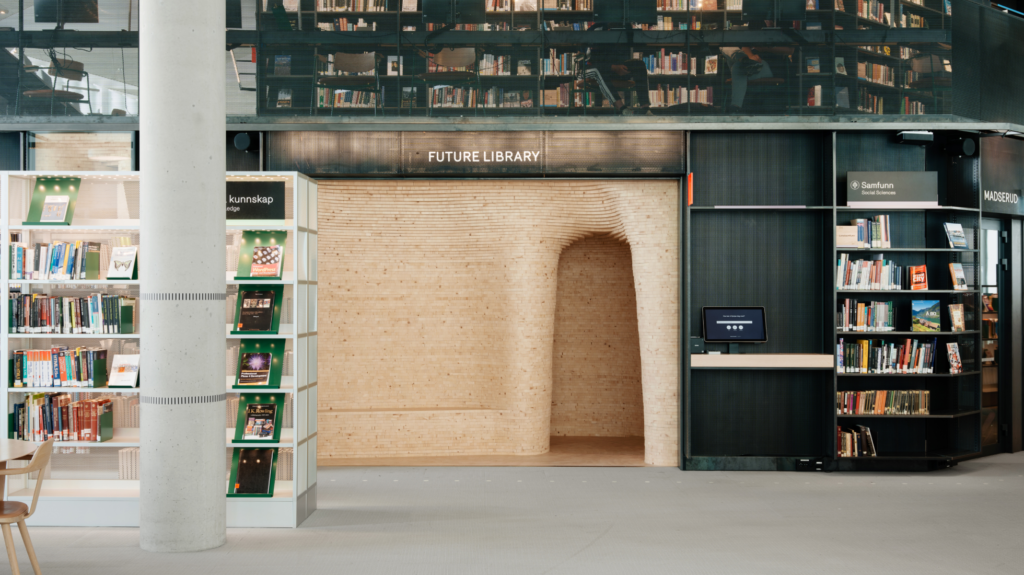Uma biblioteca onde livros inéditos só poderão ser publicados e lidos em 2114