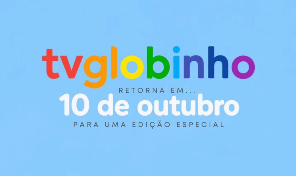 Globo anuncia edição especial de TV Globinho para outubro