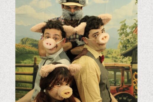 Os Três Porquinhos em cartaz no Miniauditório do Teatro Guaíra
